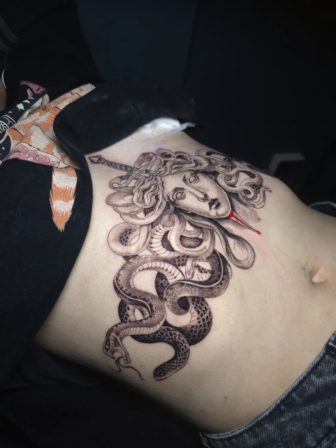 Tatuaje de estilo Blackwork