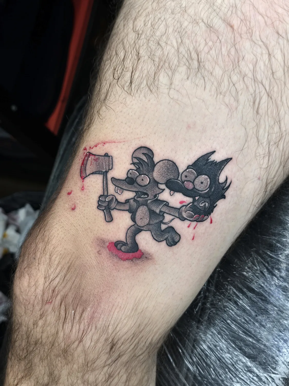 Tatuaje de estilo Blackwork