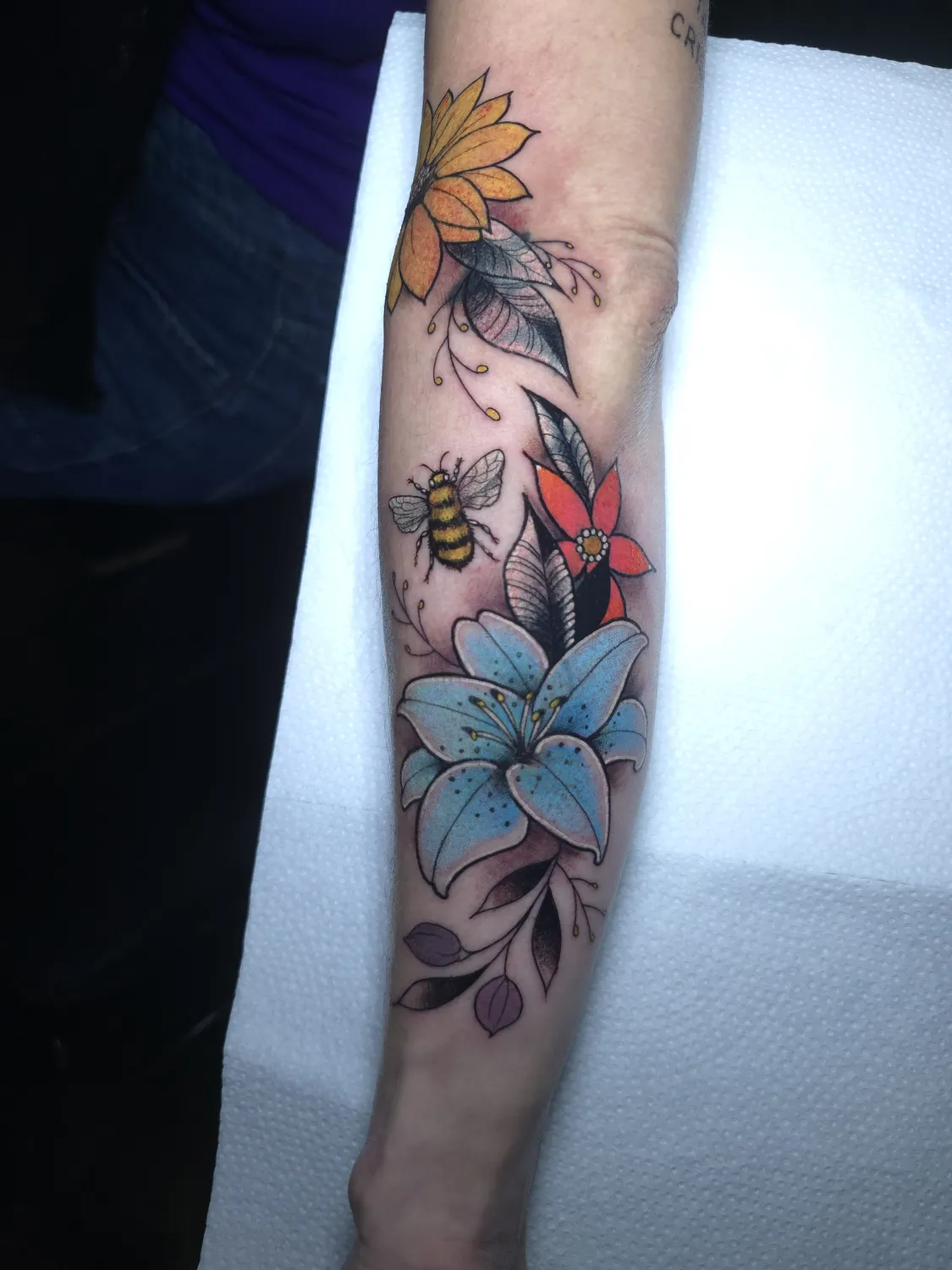 Tatuaje de estilo Color