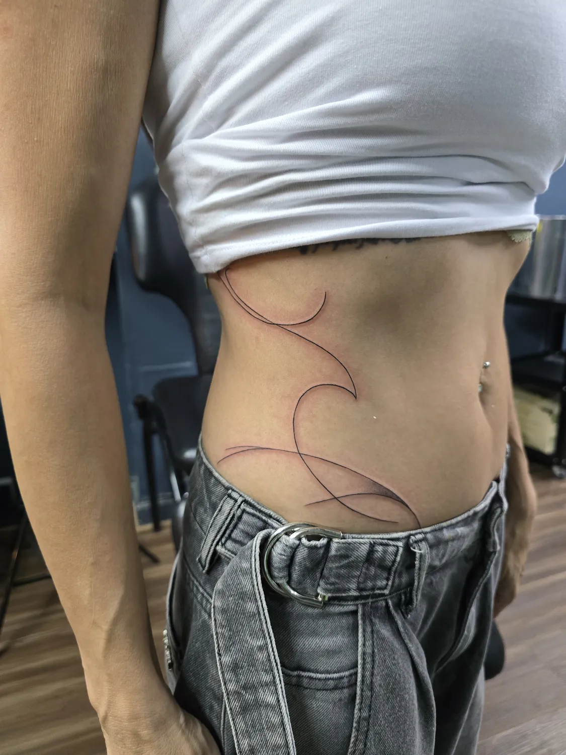 Tatuaje de estilo Fine Line