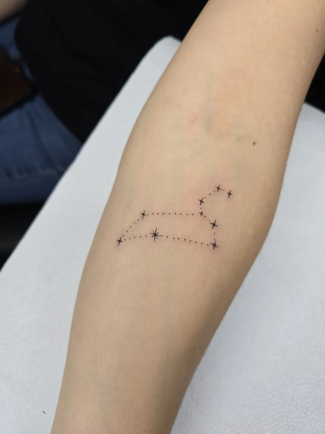 Tatuaje de estilo Fine Line