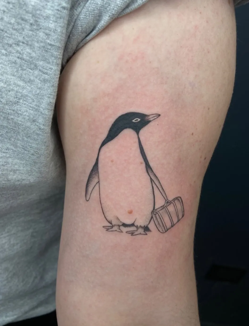 Tatuaje de estilo Fine Line