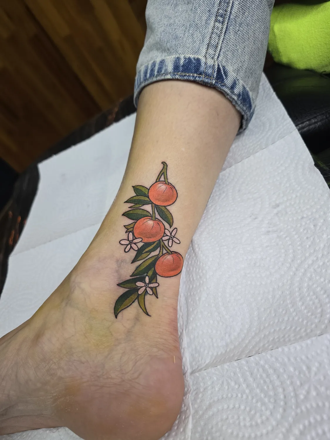 Tatuaje de estilo Floral