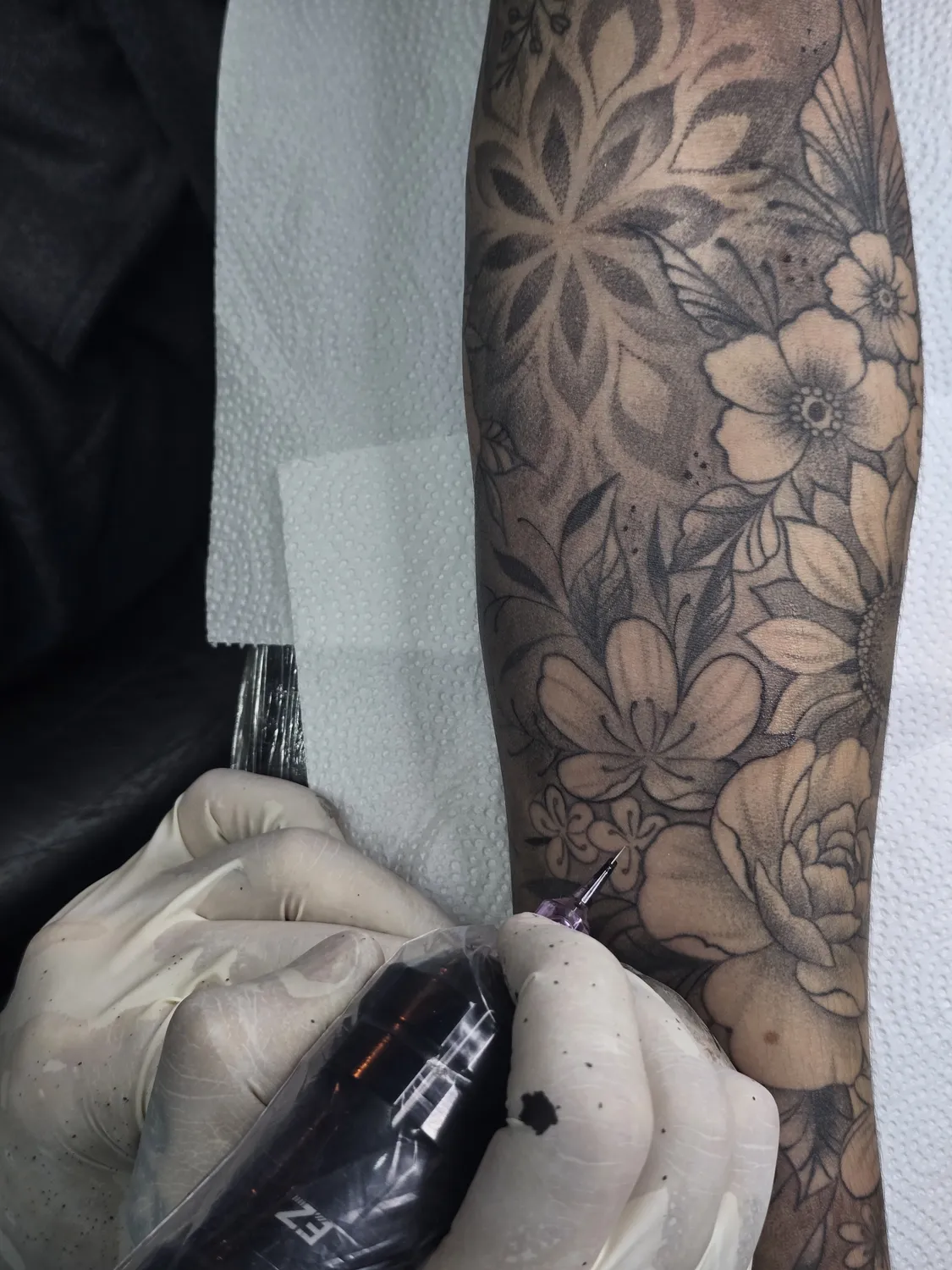 Tatuaje de estilo Floral