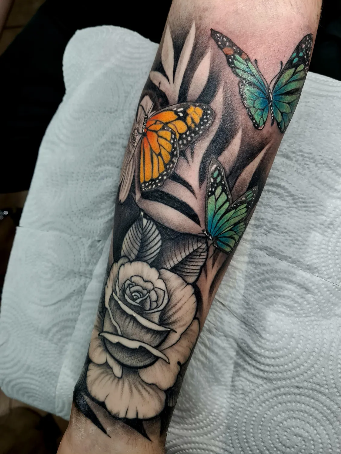 Tatuaje de estilo Floral