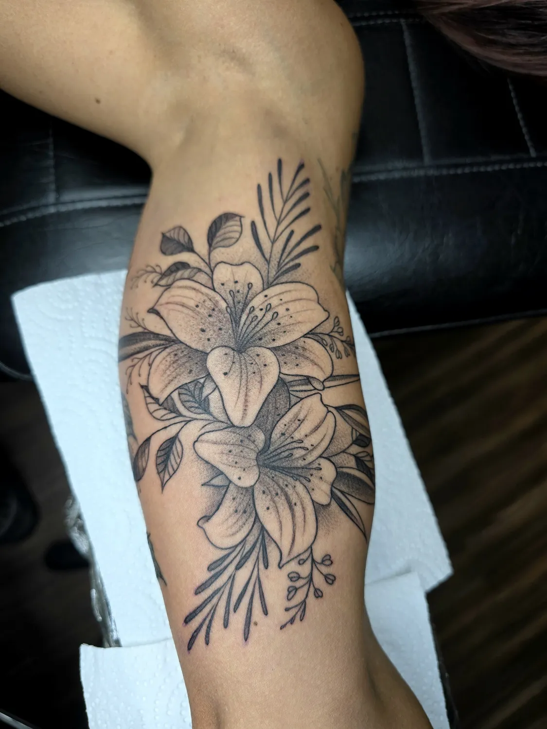 Tatuaje de estilo Floral