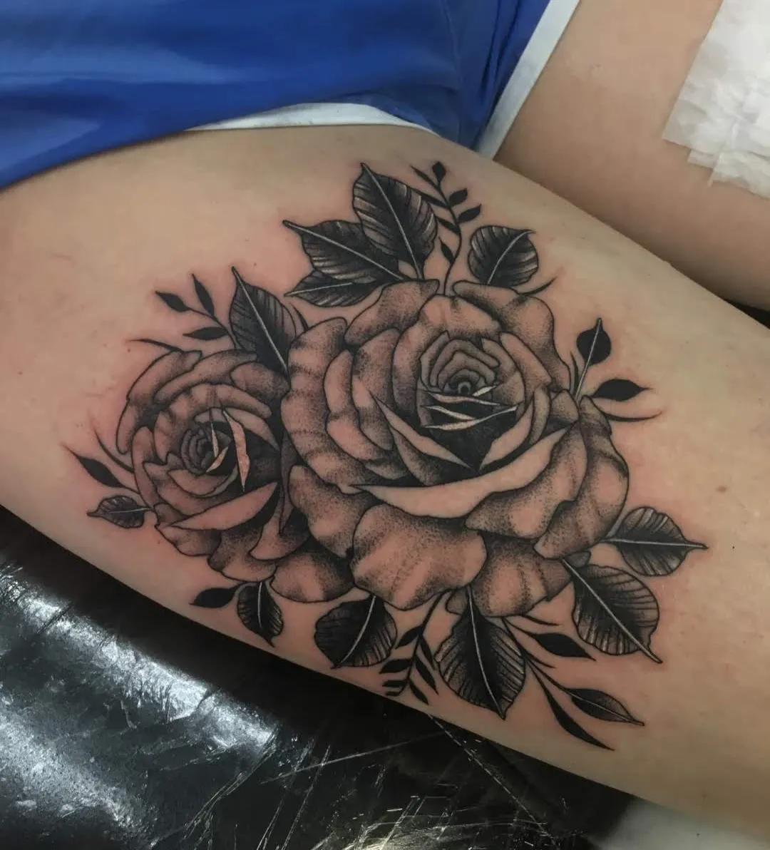 Tatuaje de estilo Floral