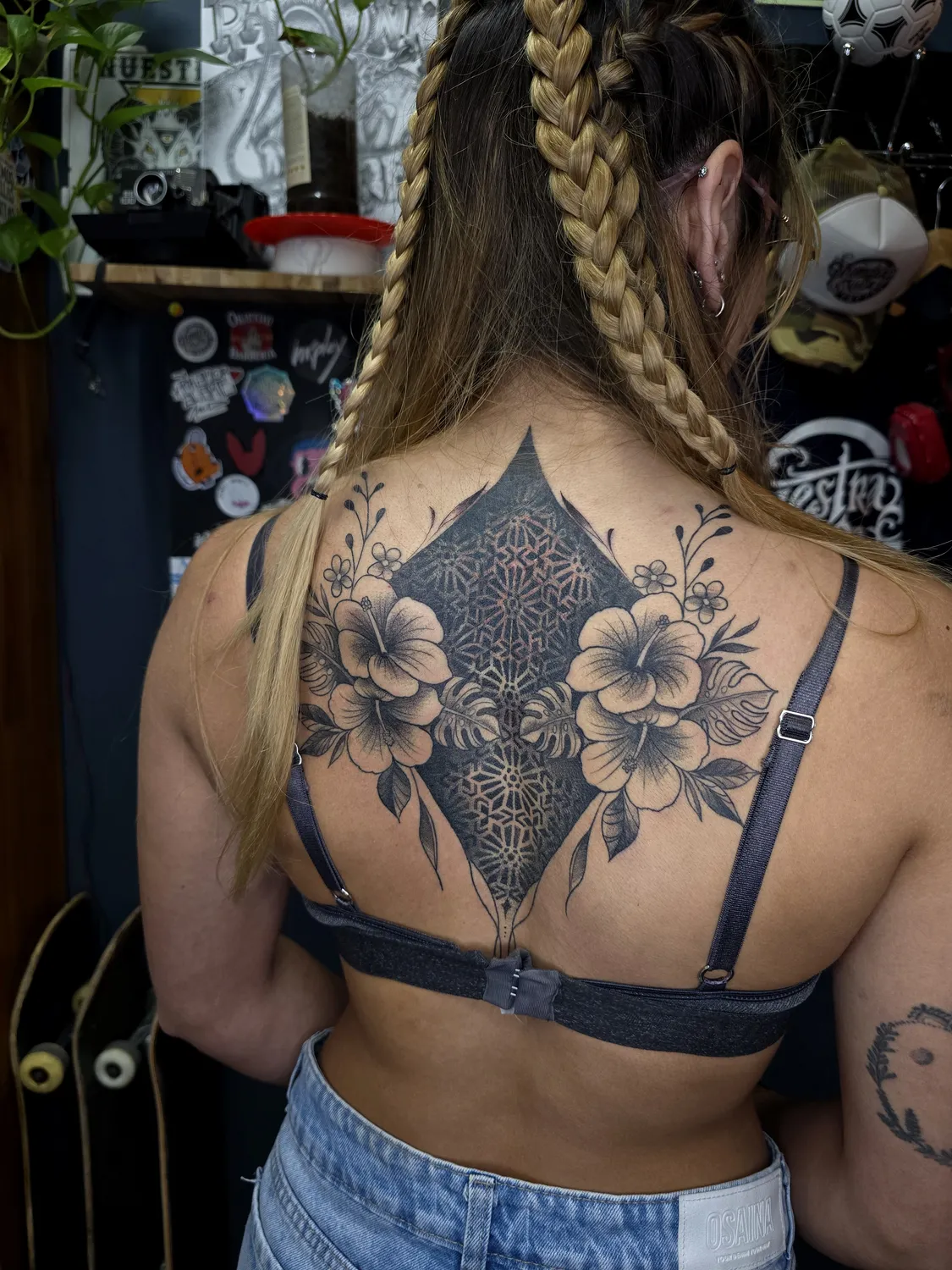 Tatuaje de estilo Floral