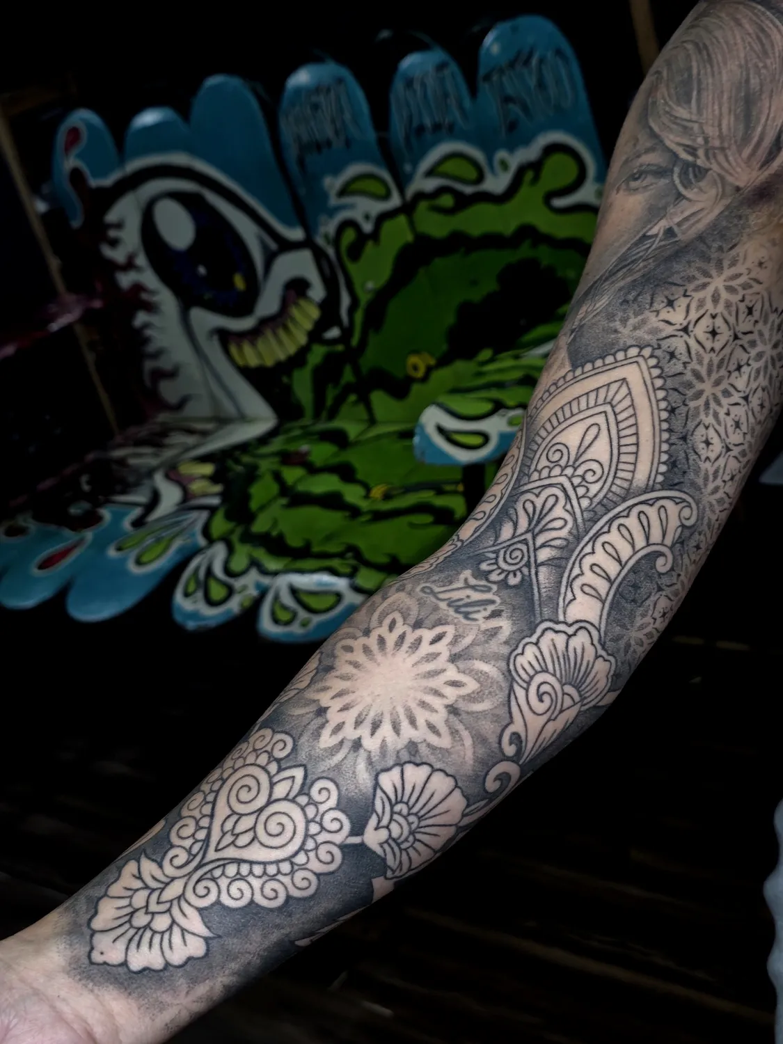 Tatuaje de estilo Geométrico