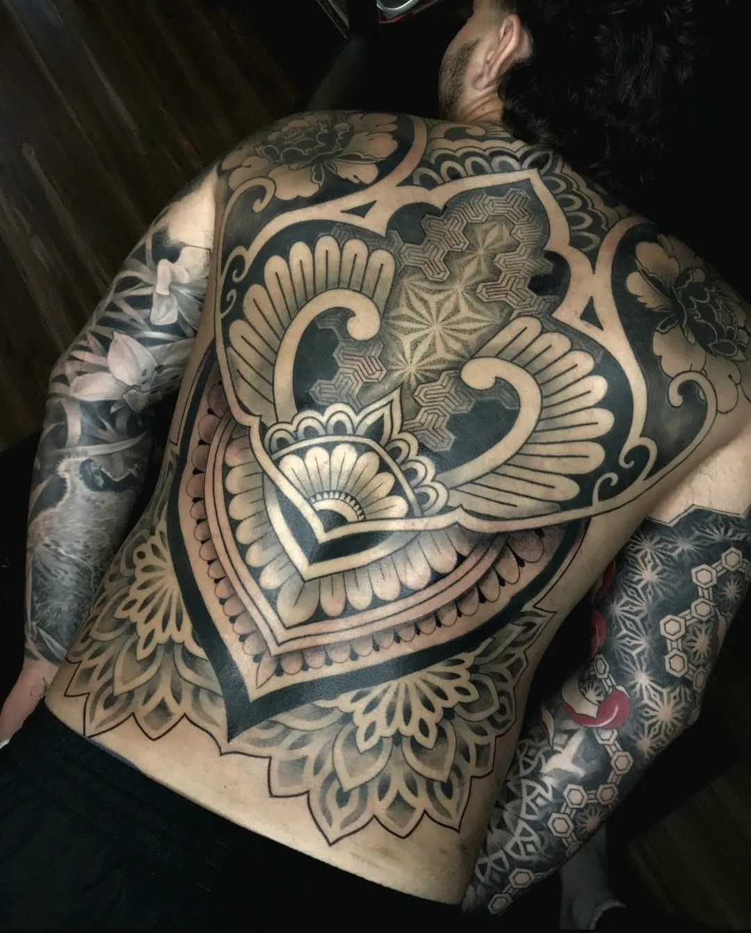 Tatuaje de estilo Geométrico
